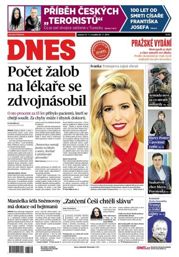 Obálka e-magazínu MF Dnes 19.11.2016