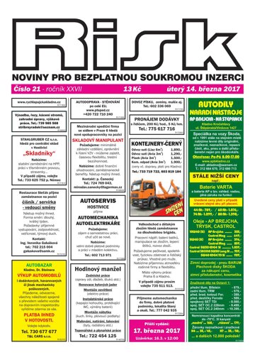 Obálka e-magazínu Risk 21/2017