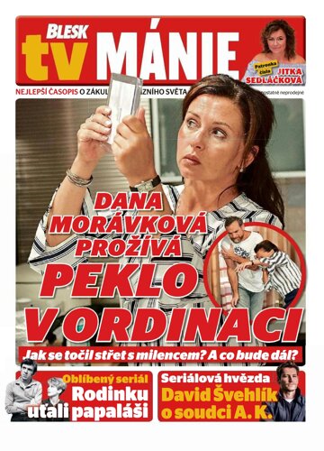 Obálka e-magazínu Blesk Tv manie 4.11.2017