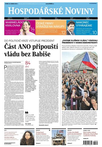 Obálka e-magazínu Hospodářské noviny 069 - 10.4.2018