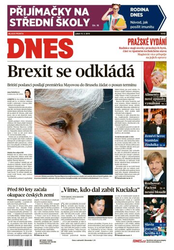 Obálka e-magazínu MF Dnes 15.3.2019