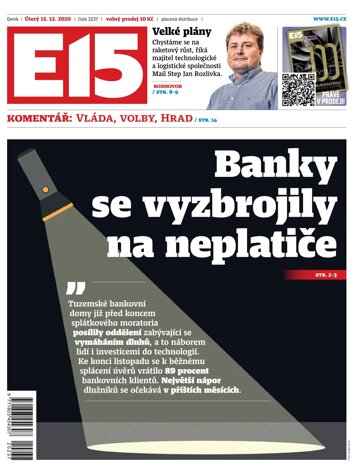 Obálka e-magazínu E15 15.12.2020