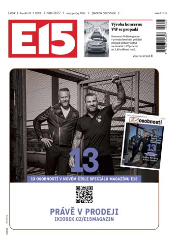 Obálka e-magazínu E15 18.7.2022