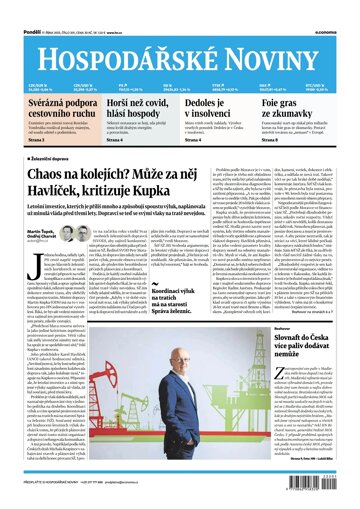 Obálka e-magazínu Hospodářské noviny 201 - 17.10.2022