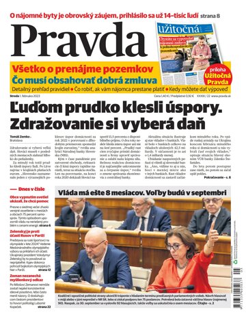 Obálka e-magazínu Pravda 1. 2. 2023