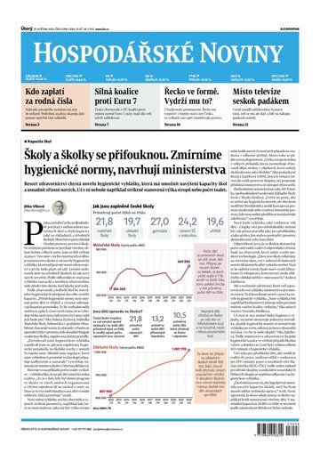 Obálka e-magazínu Hospodářské noviny 098 - 23.5.2023