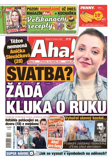 Obálka e-magazínu AHA! 27.3.2024