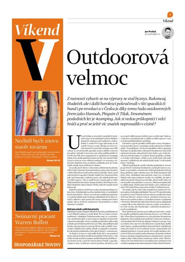 Obálka e-magazínu Hospodářské noviny - příloha Víkend 088 - 9.5.2025 Víkend