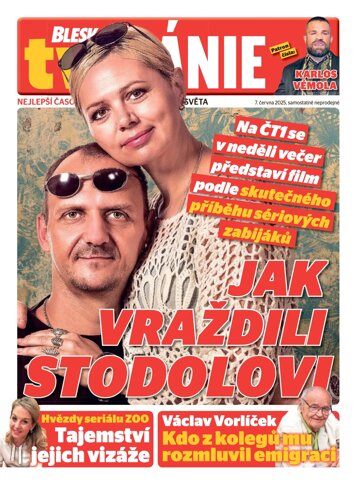 Obálka e-magazínu Blesk Tv manie 7.6.2025