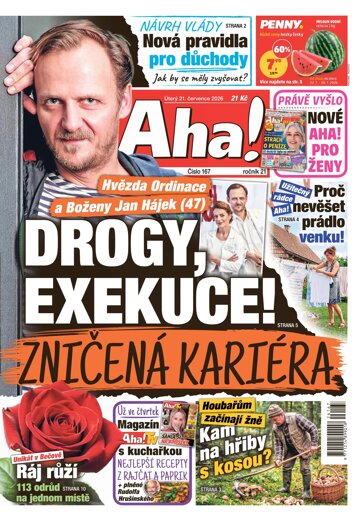 Obálka e-magazínu AHA! 21.7.2026
