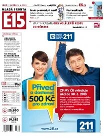 Obálka e-magazínu E15 21.6.2013