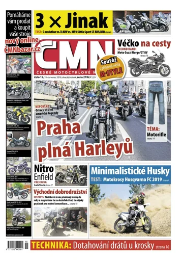 ČESKÉ MOTOCYKLOVÉ NOVINY 15/2018