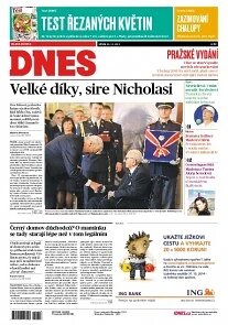 Obálka e-magazínu MF Dnes 29.10.2014