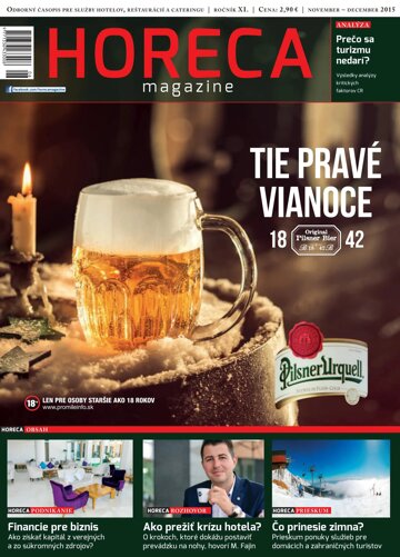 Obálka e-magazínu Horeca 11-12/2015