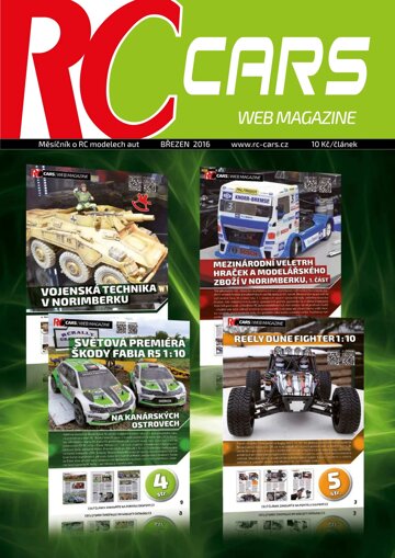 Obálka e-magazínu RC cars web 3/16