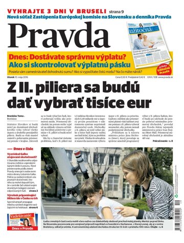 Obálka e-magazínu Pravda 10.5.2016