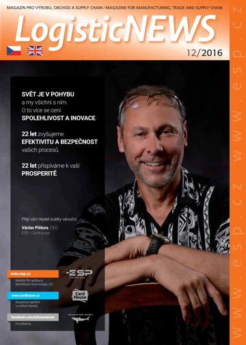 Obálka e-magazínu Logistic News 12/2016