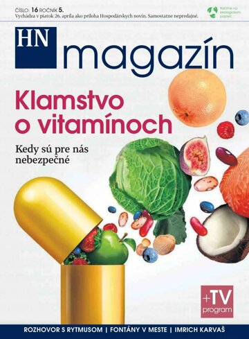 Obálka e-magazínu Prílohy HN magazín číslo: 16 ročník 5.