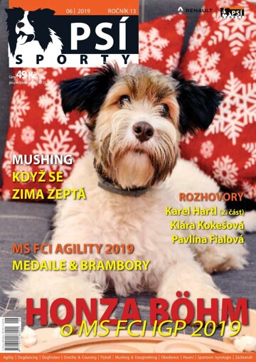 Obálka e-magazínu Psí sporty 6/2019