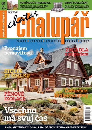 Obálka e-magazínu Chatař Chalupář 1/2020