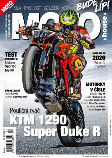 Obálka e-magazínu Motohouse 4/2020