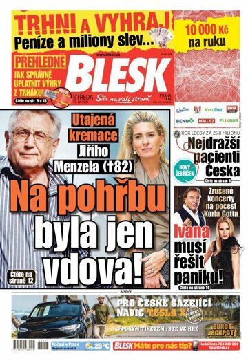 Obálka e-magazínu Blesk 16.9.2020