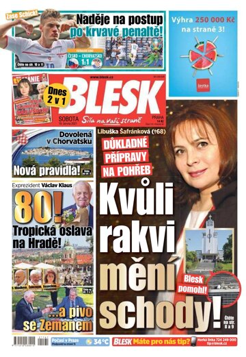 Obálka e-magazínu Blesk 19.6.2021