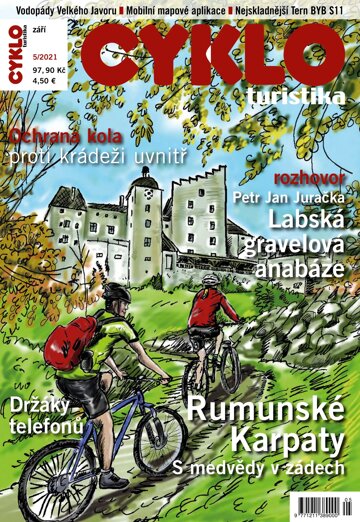 Obálka e-magazínu Cykloturistika 5/2021