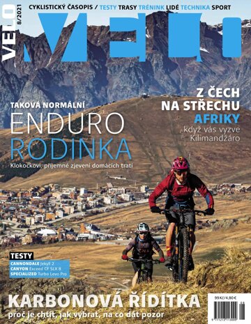 Obálka e-magazínu Velo 8/2021