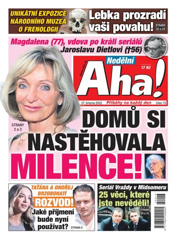 Obálka e-magazínu Nedělní AHA! 27.3.2022