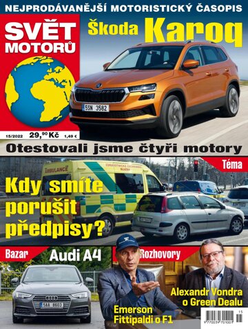 Obálka e-magazínu Svět motorů 15/2022