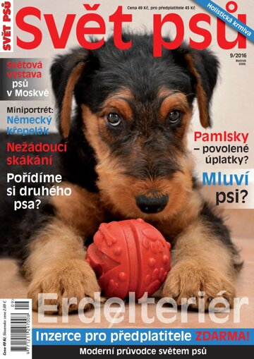 Obálka e-magazínu Svět psů 9/2016