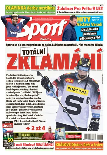 Obálka e-magazínu Sport 30.3.2023