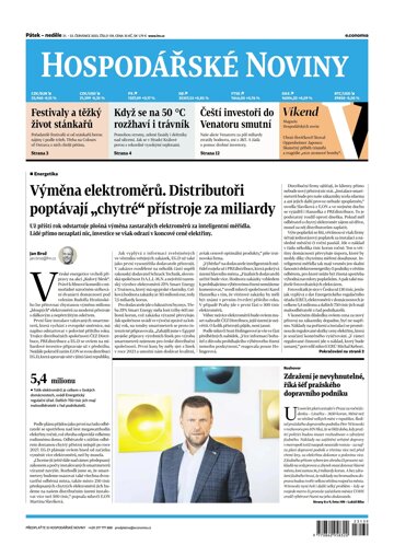 Obálka e-magazínu Hospodářské noviny 139 - 21.7.2023