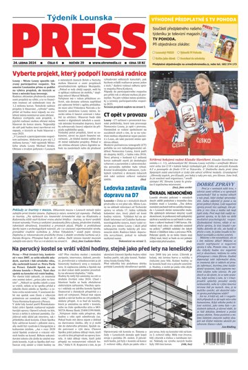 Obálka e-magazínu Lounský press 4/24