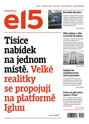 Obálka e-magazínu E15 28.6.2024