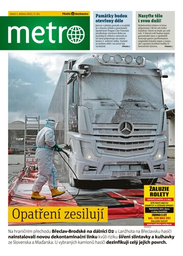 Obálka e-magazínu deník METRO 1.4.2025