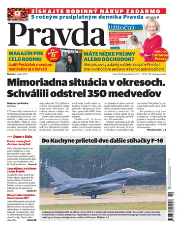 Obálka e-magazínu Pravda 3. 4. 2025
