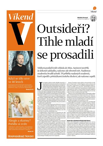 Obálka e-magazínu Hospodářské noviny - příloha Víkend 123 - 27.6.2025 Víkend