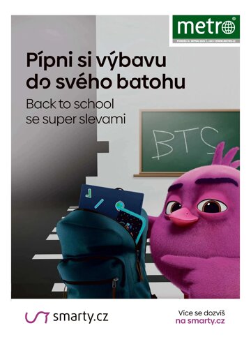 Obálka e-magazínu deník METRO 4.8.2025