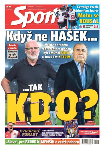 Obálka e-magazínu Sport 10.9.2025
