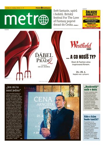 Obálka e-magazínu deník METRO 22.4.2026