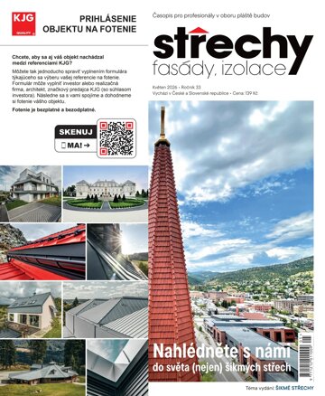 Obálka e-magazínu Střechy, Fasády, Izolace 5/2026