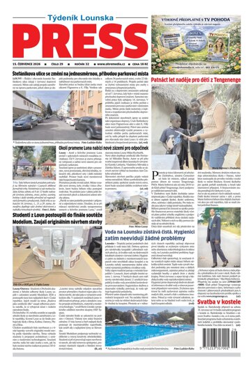 Obálka e-magazínu Lounský press 29/2026