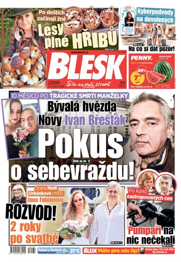 Obálka e-magazínu Blesk 21.7.2026