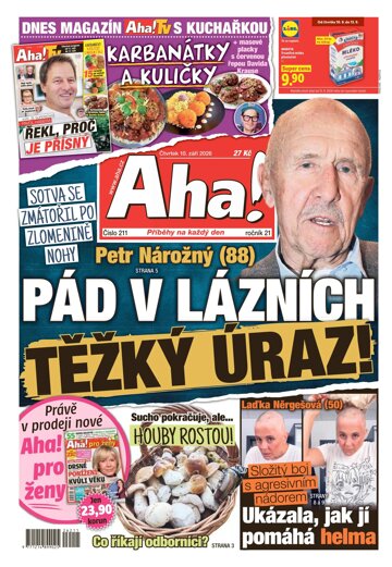 Obálka e-magazínu AHA! 10.9.2026