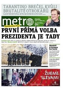 Obálka e-magazínu deník METRO 11.1.2013