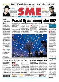 Obálka e-magazínu SME 12.3.2013