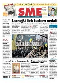 Obálka e-magazínu SME 12.12.2013