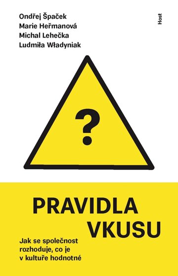 Obálka knihy Pravidla vkusu